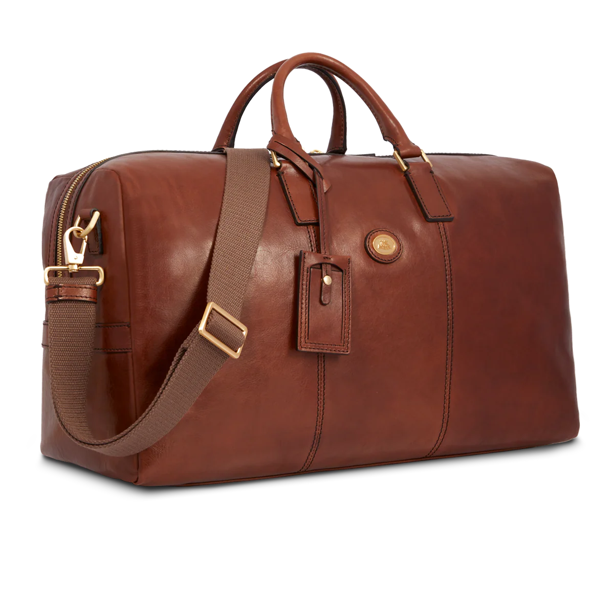 The Bridge Leather Travel Duffle Bag