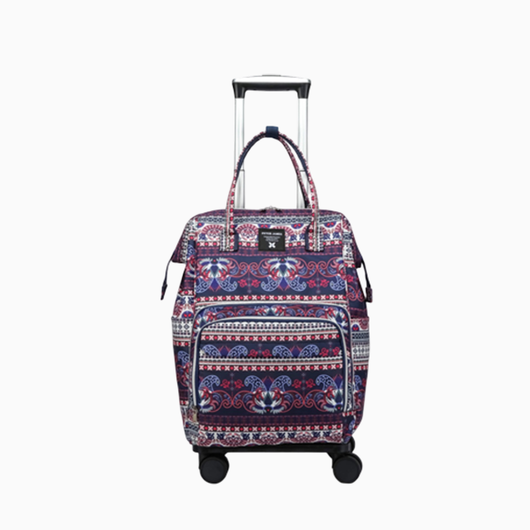 Peter James 4-Wheel Trolley Backpack - Your Stylish Travel Companion