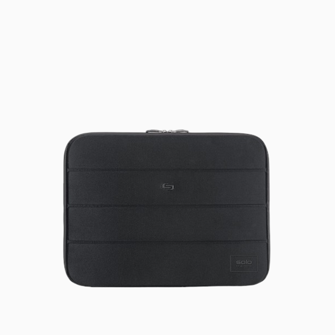 Solo 15.6" Bond Padded Laptop Sleeve, Black