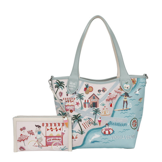 Vendula Sands Reversible Tote and Pouch