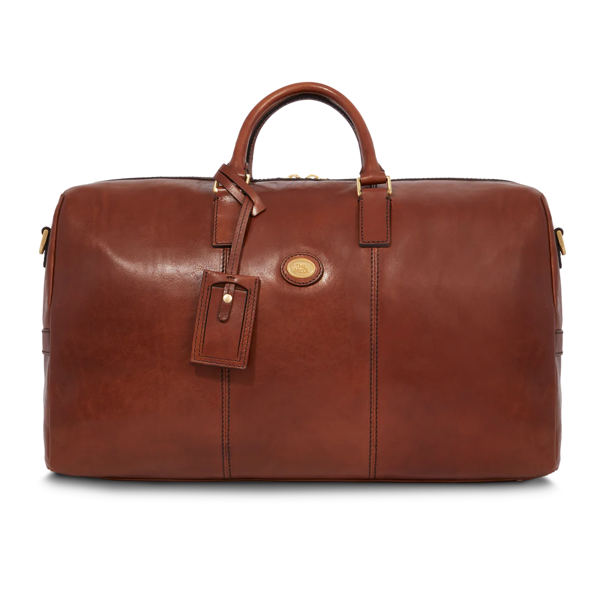 The Bridge Leather Travel Duffle Bag