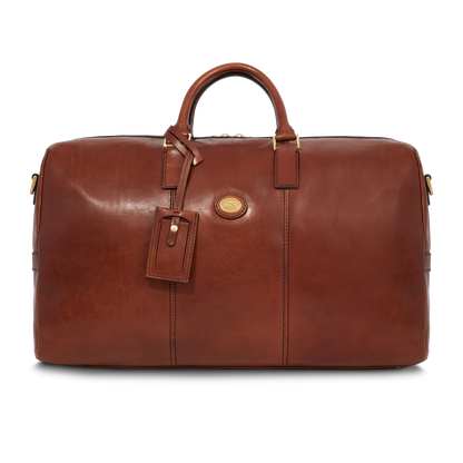 The Bridge Leather Travel Duffle Bag