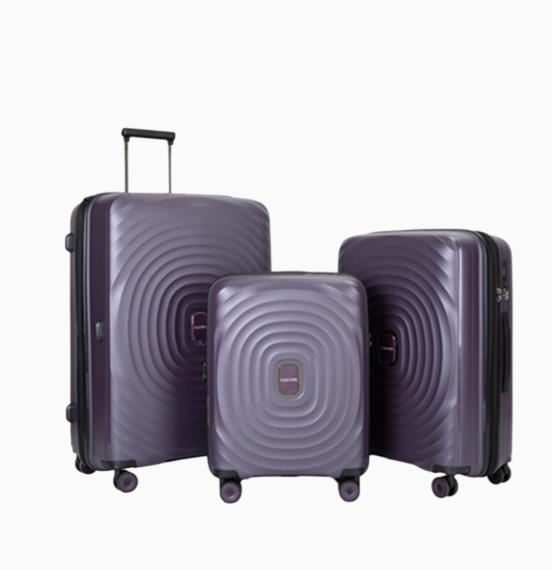 Eagle PP ABS Hard Shell Cabin Suitcase TSA Lock Travel Carry On Hand Luggage with 4 Spinner Wheels - 20 Inch