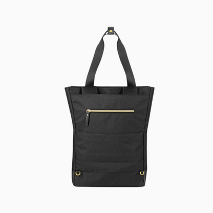 Solo Parker Hybrid 15.6 Inch Laptop Backpack Tote, Black