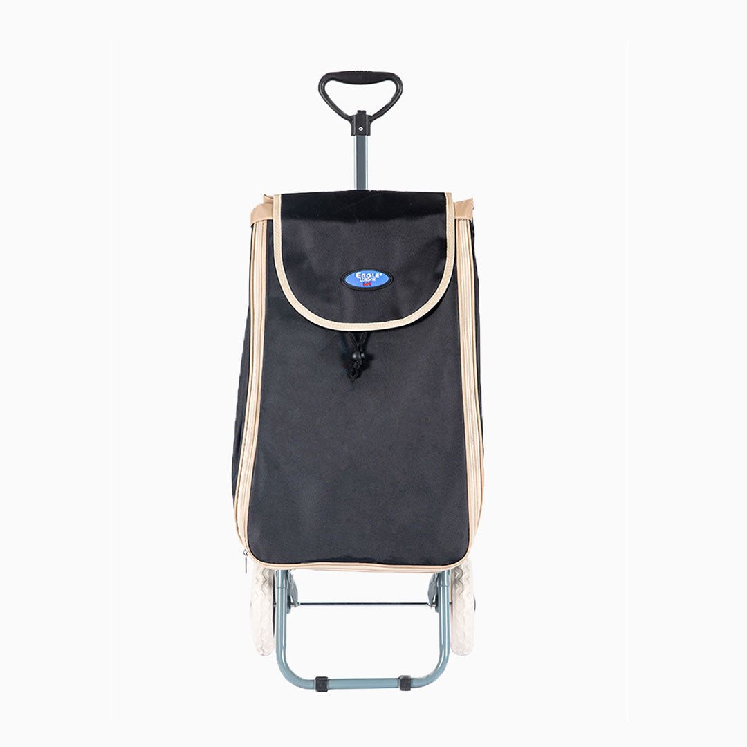 Eagle London 2 Wheel Expandable Plain Shopping Trolley with Telescopic Handle